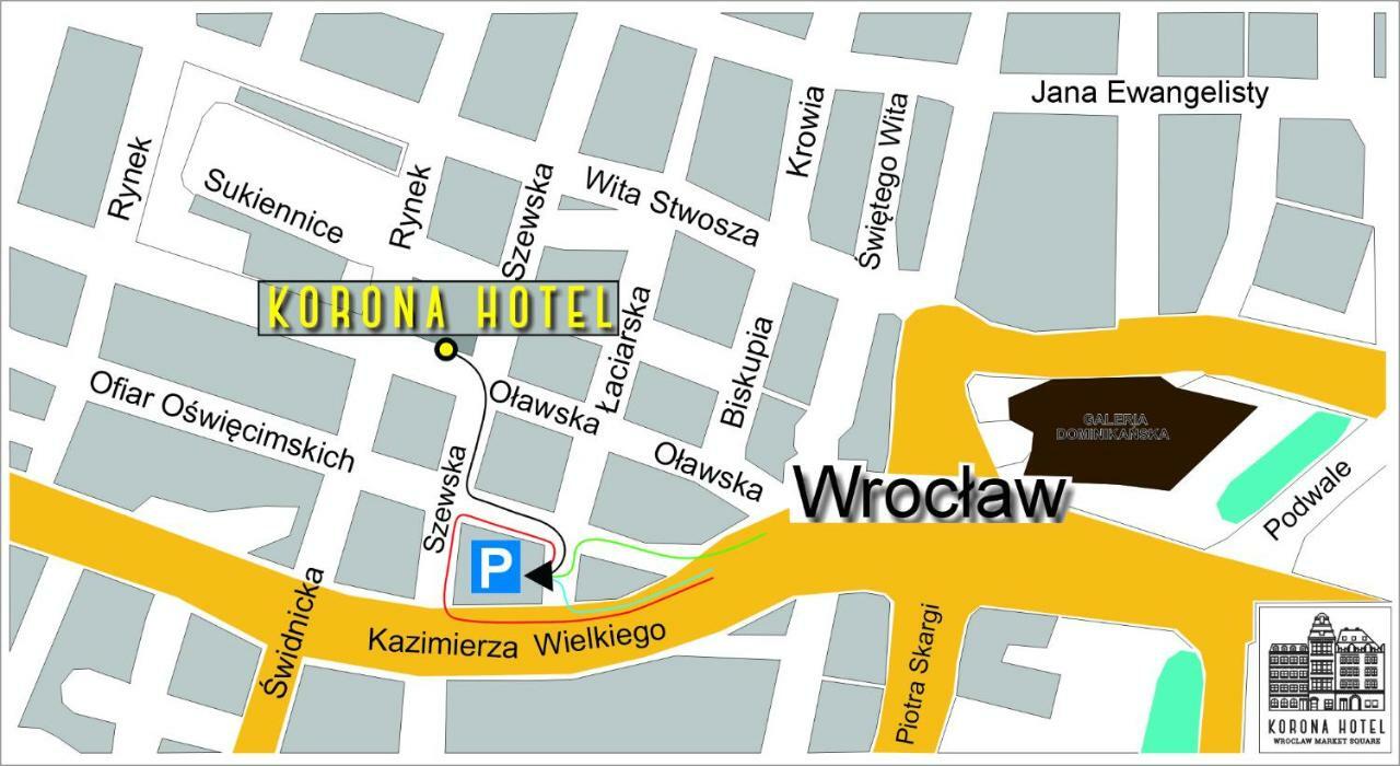 Korona Hotel Wroclaw Market Square エクステリア 写真
